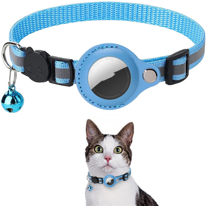 Reflective Waterproof Holder Case Nylon Pet Collar for AirTag