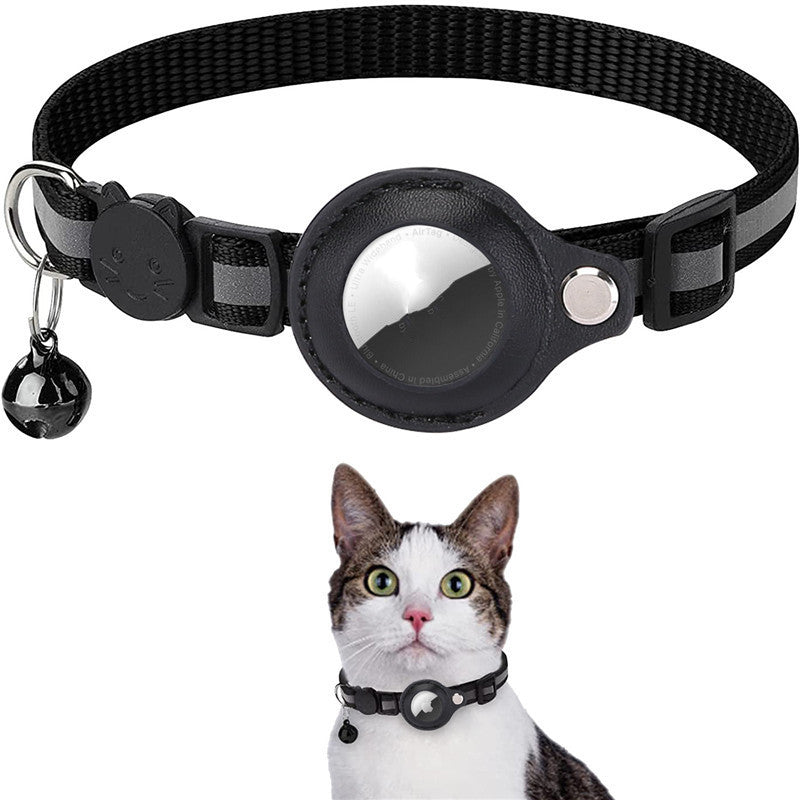 Reflective Waterproof Holder Case Nylon Pet Collar for AirTag