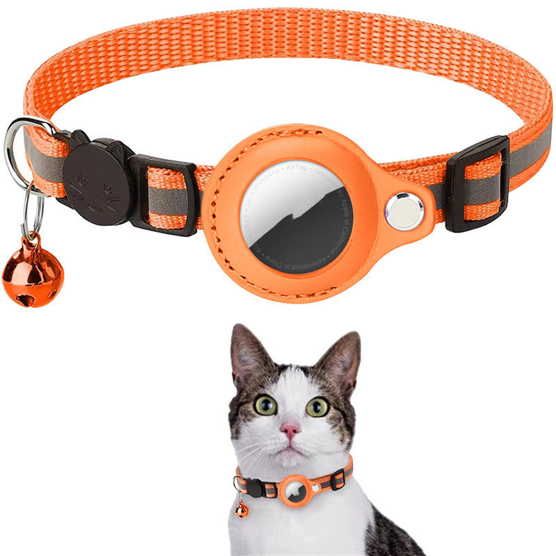 Reflective Waterproof Holder Case Nylon Pet Collar for AirTag
