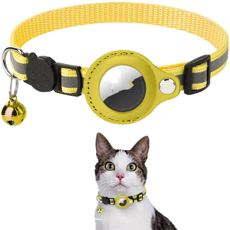 Reflective Waterproof Holder Case Nylon Pet Collar for AirTag