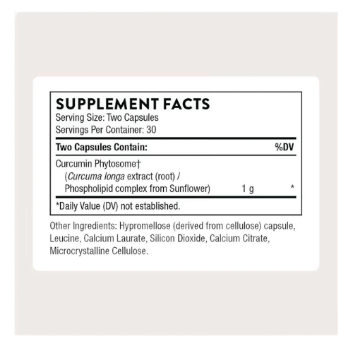 THORNE Curcumin Phytosome 1000mg 60 Capsules