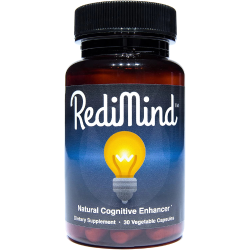 Redimind Natural Cognitive Support Brain Supplement Capsules