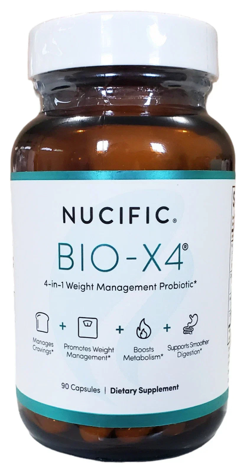 Nucific BIO-X4 4-in-1 Probiotic Digestive Weight Support 2-Pack