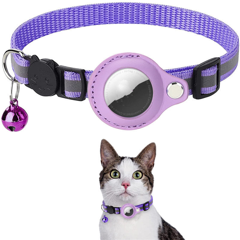 Reflective Waterproof Holder Case Nylon Pet Collar for AirTag
