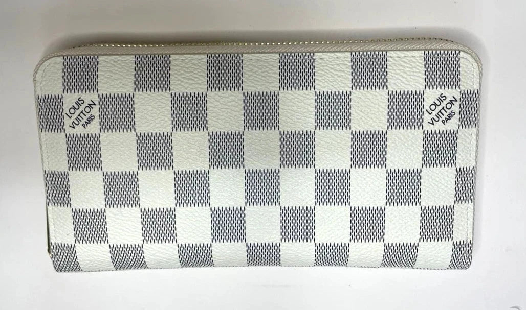 Louis Vuitton Damier Azur Zippy Long Wallet