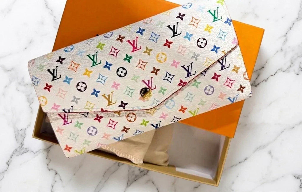 Louis Vuitton Takashi Murakami Multicolor Sarah Long Wallet
