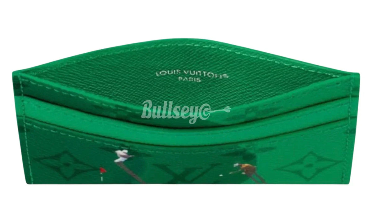 Louis Vuitton Green Golf Card Holder