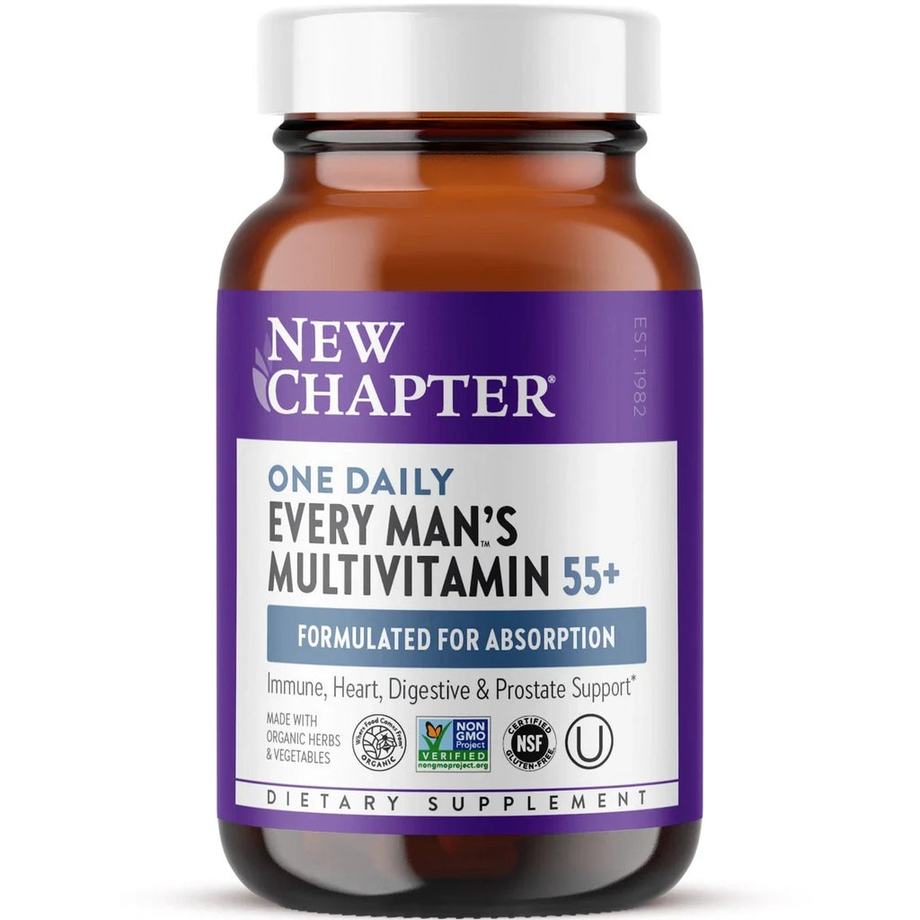 New Chapter Every Man's One Daily 55+ Multivitamin Tablets 48 Count