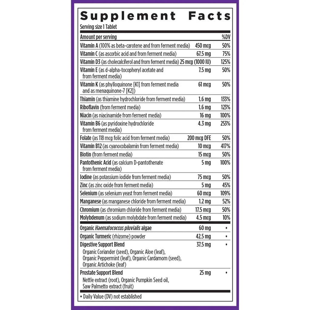 New Chapter Every Man's One Daily 55+ Multivitamin Tablets 48 Count