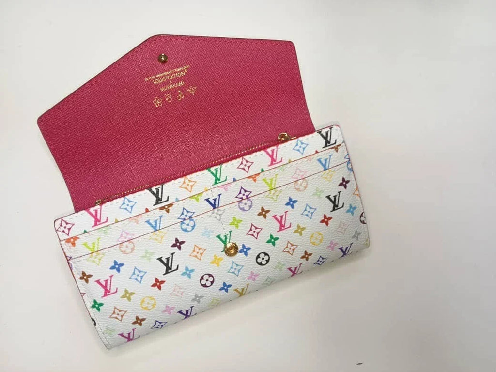 Louis Vuitton Takashi Murakami Multicolor Sarah Long Wallet