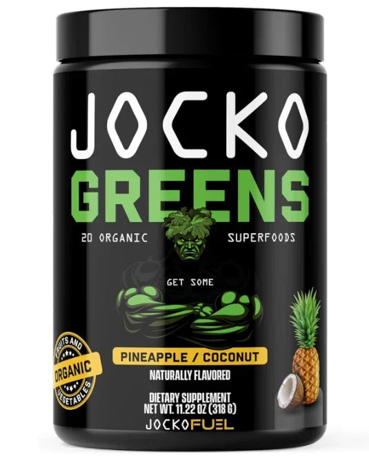 Jocko Fuel Daily Greens Organic Superfood Powder Pineapple Coconut