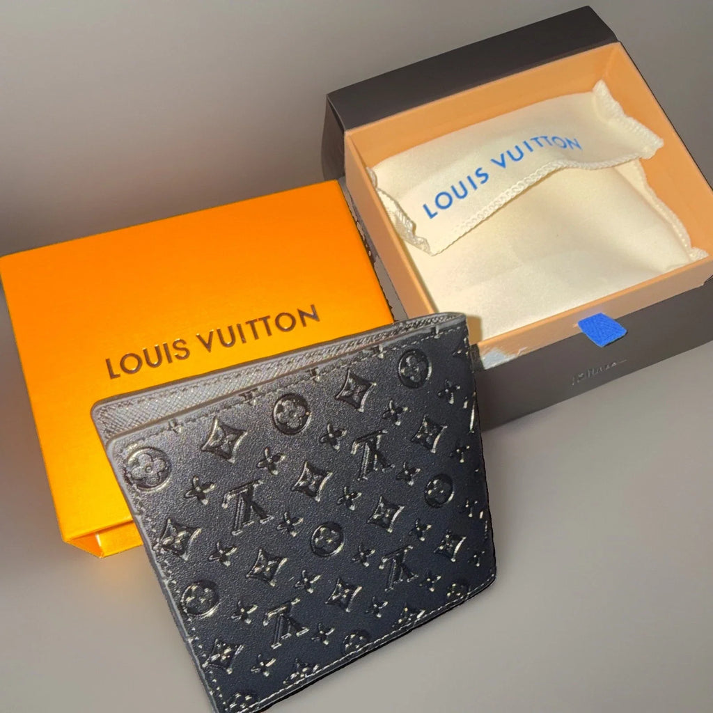 Louis Vuitton Men's Black Monogram Bifold Wallet