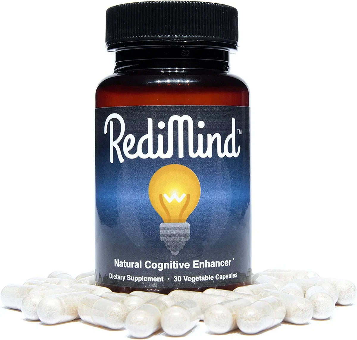 Redimind Natural Cognitive Support Brain Supplement Capsules