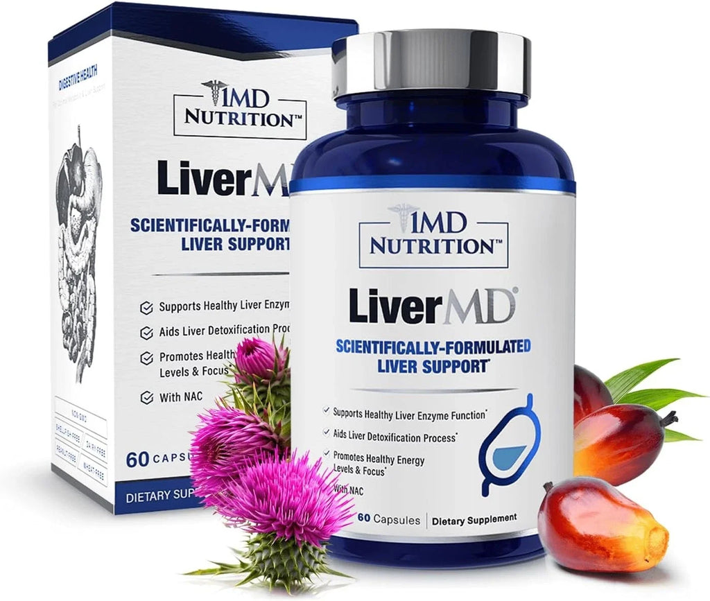 1MD Nutrition LiverMD Liver Support Supplement 60 Count