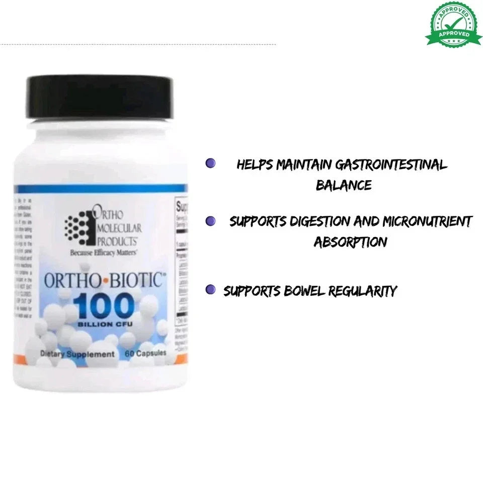 Ortho Biotic Digestive & Gut Health Support 60 Capsules