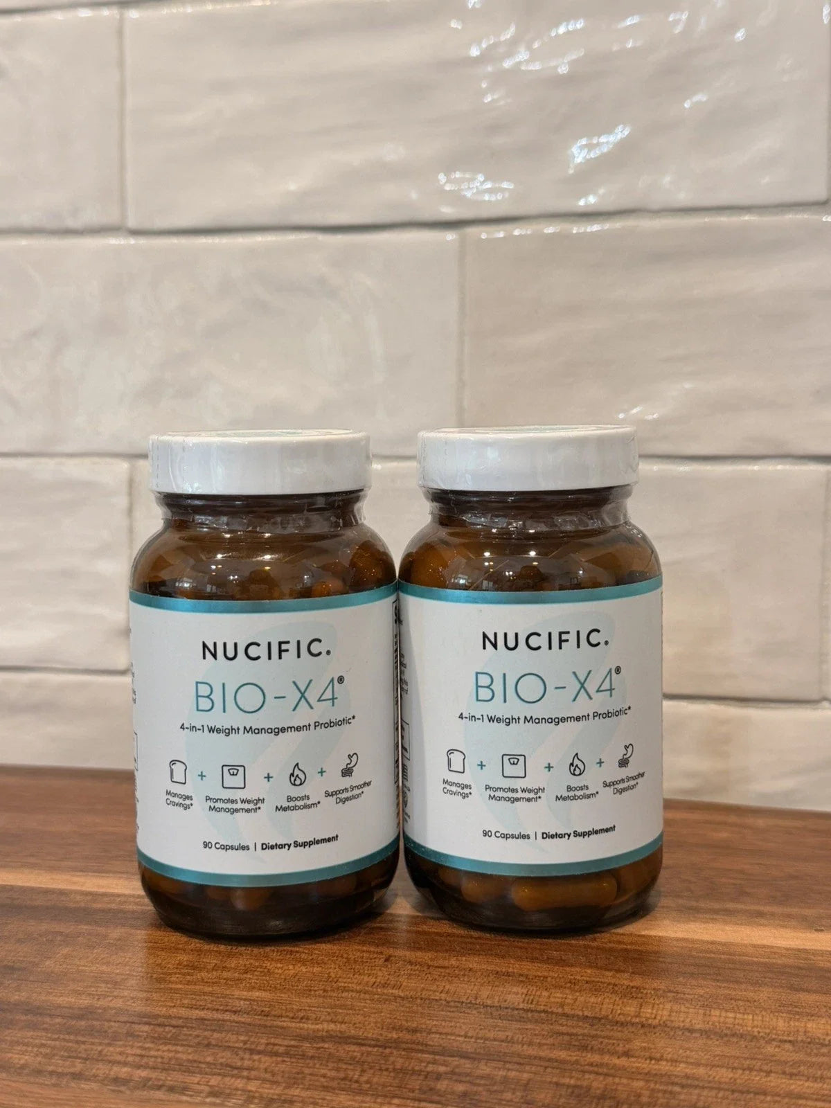Nucific BIO-X4 4-in-1 Probiotic Digestive Weight Support 2-Pack