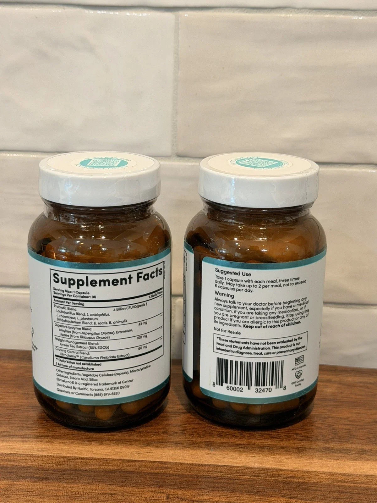 Nucific BIO-X4 4-in-1 Probiotic Digestive Weight Support 2-Pack