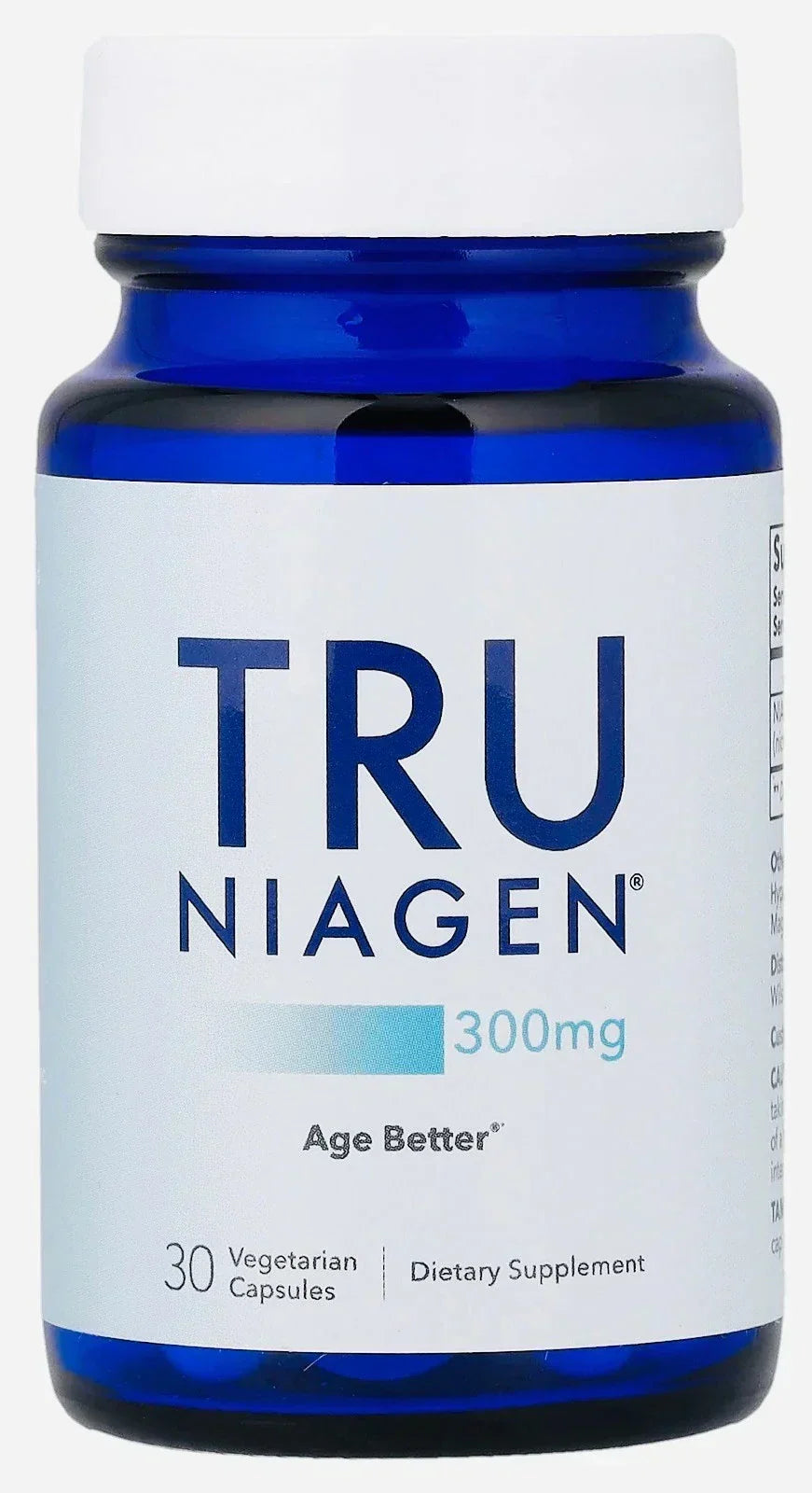Tru Niagen Nicotinamide Riboside Brain Cellular Energy 30 Capsules